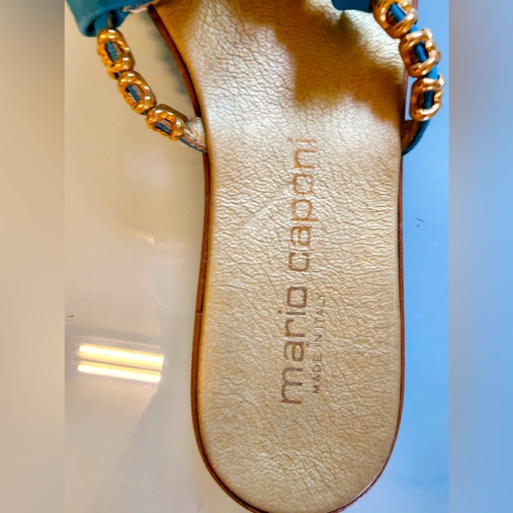 Mario Caponi - Sandal Italian made size women size 6.5 - Picture 3 of 6